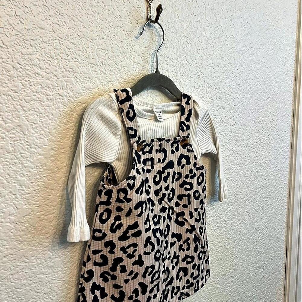Shein leopard dress set